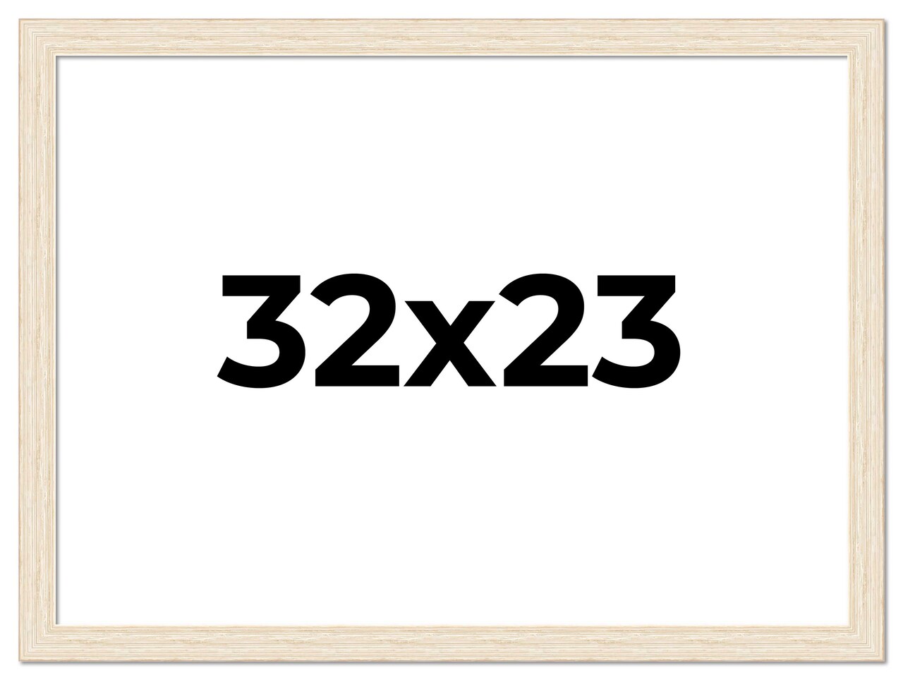 32x23 Wide Barnwood Picture Frame with UV-Resistant Acrylic & Acid Free Backing, Available in 6 Paint Finishes - Grey, Brown, White, and Black